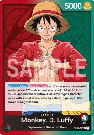 Monkey.D.Luffy - OP01 Romance Dawn